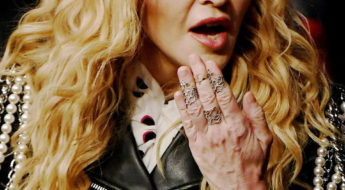 Madonna's young face vs aging hands